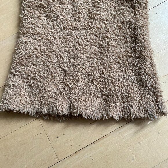 YOUNG Fabulous & Broke BNWT Sz Medium Tan Teddy Sherpa Wide Leg Pant - Picture 7 of 8